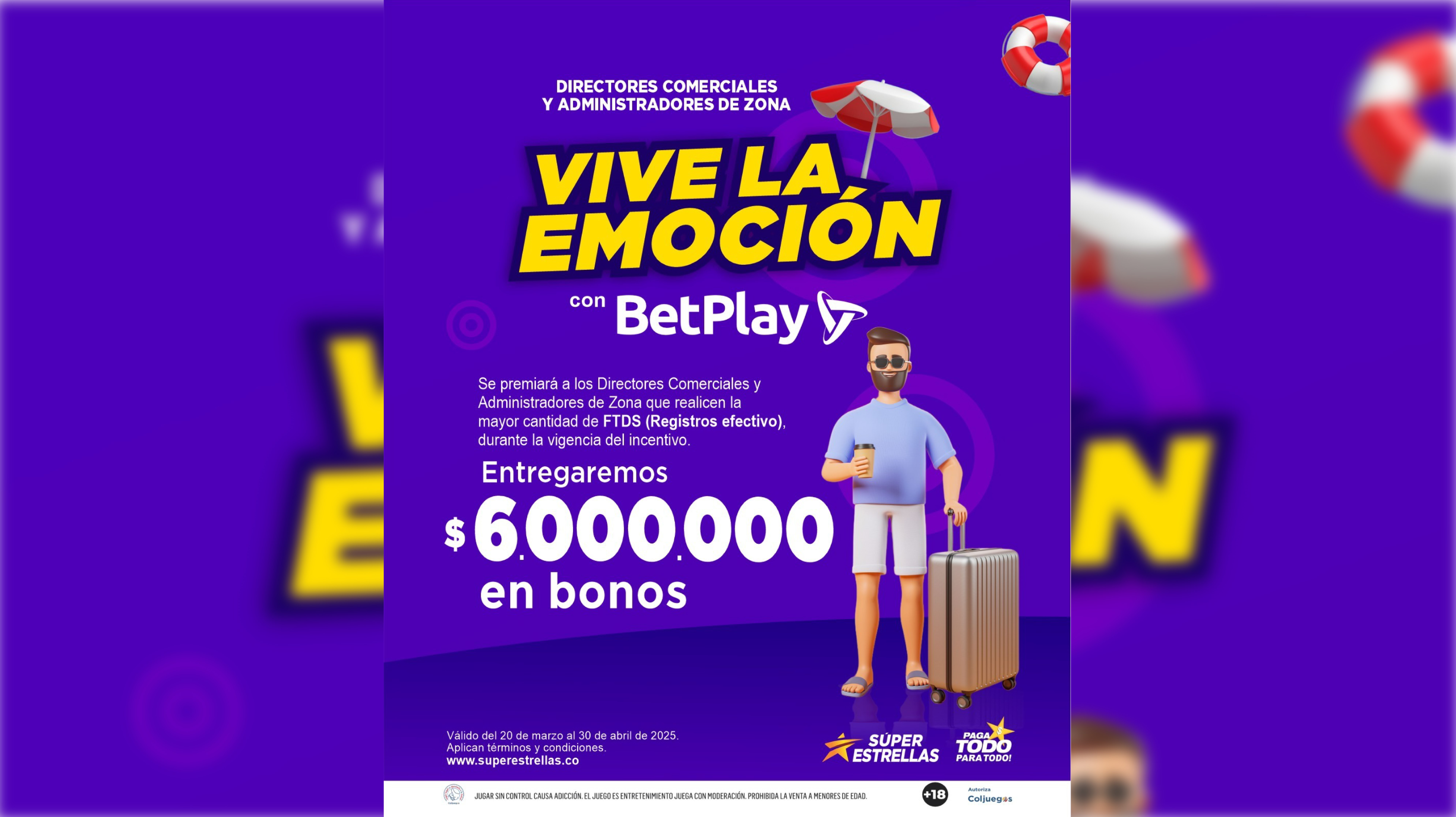 Directores y Administradores: ¡Vivan la emoción con BetPlay!